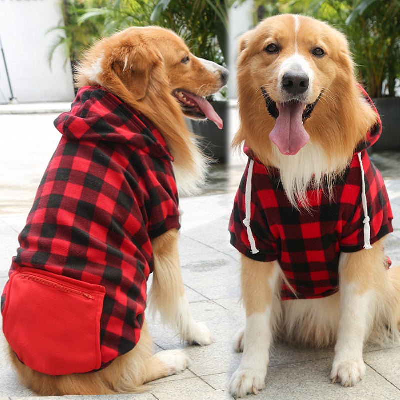 Fashion Pet Dog Simple Zipper Pocket Sweater - NobAdy's Favorite