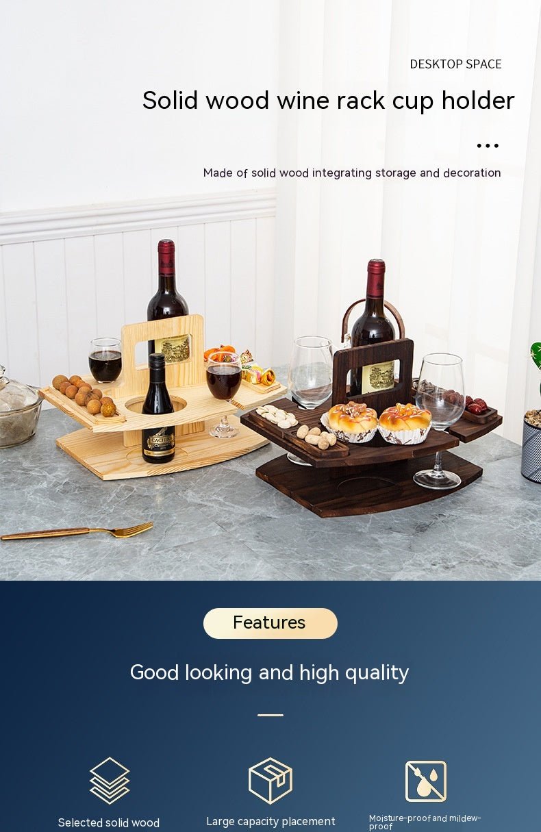 Portable Wooden Wine Rack - NobAdy's Favorite