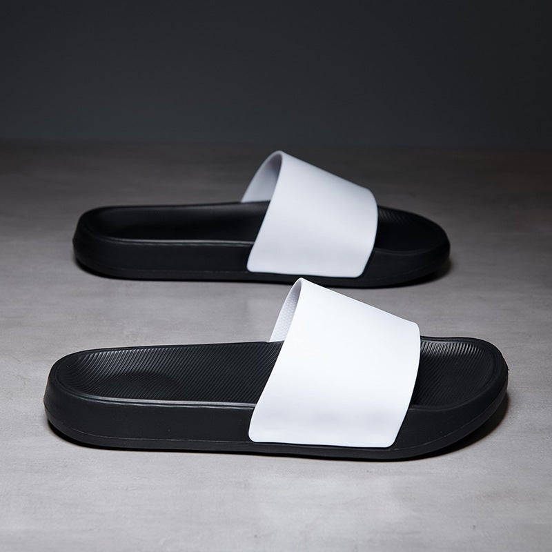 Slip-on Slippers Men's Fashionable Thick-soled Waterproof - NobAdy's Favorite
