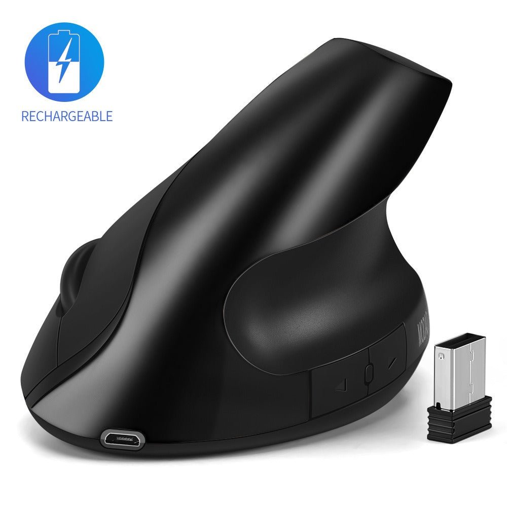 Ergonomic Optoelectronic Silent Charging 2.4G Wireless Mouse Vertical and Handheld - NobAdy's Favorite