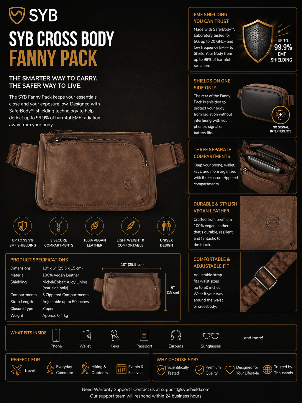 SYB Cross Body Fanny Pack - NobAdy's Favorite
