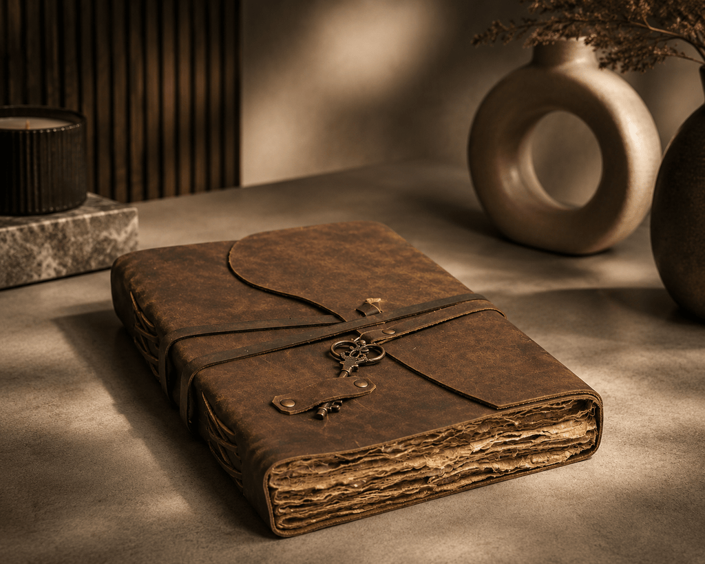 Leather Journal with Key - NobAdy's Favorite