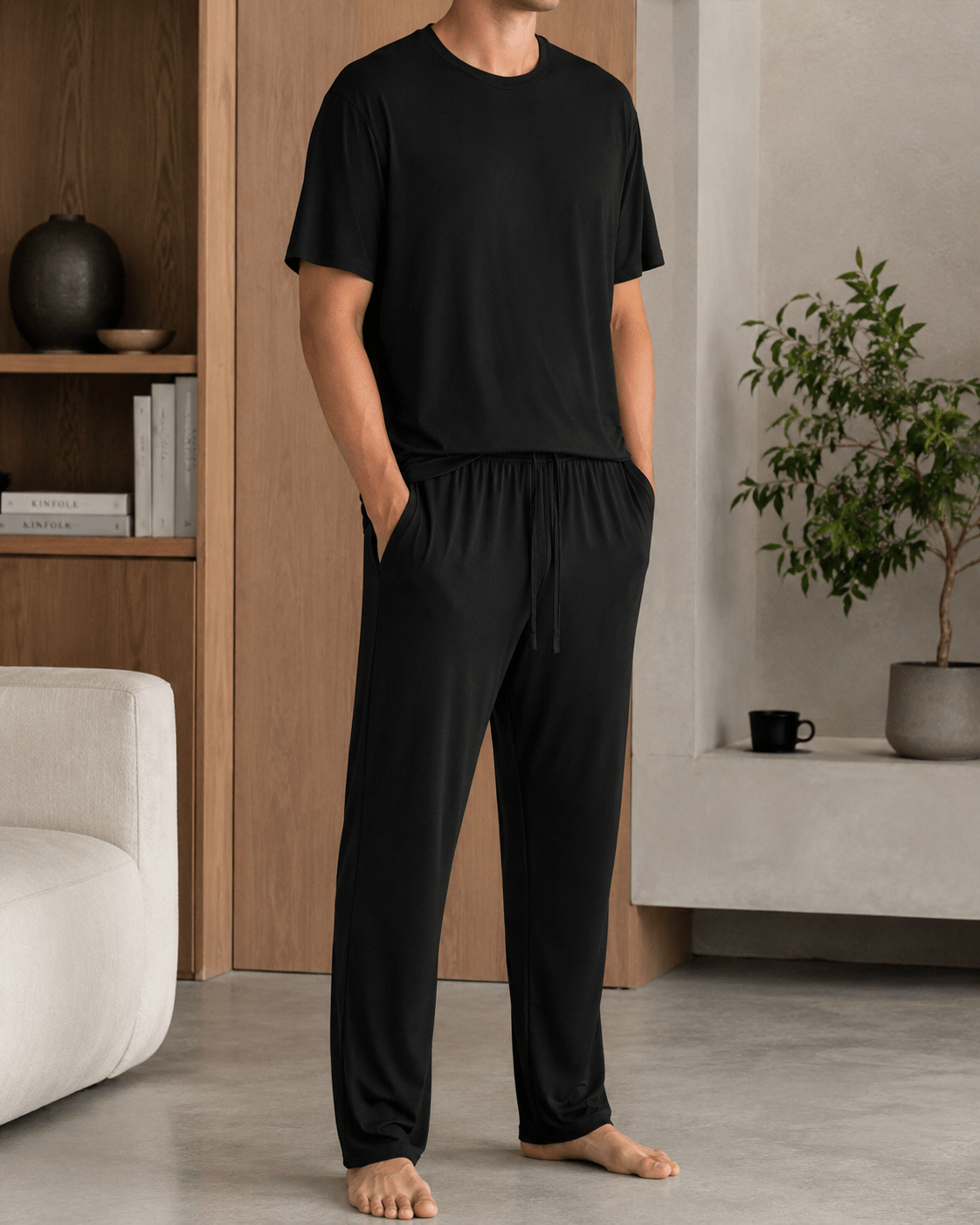 The Recharge Men's Bamboo Lounge Set - NobAdy's Favorite
