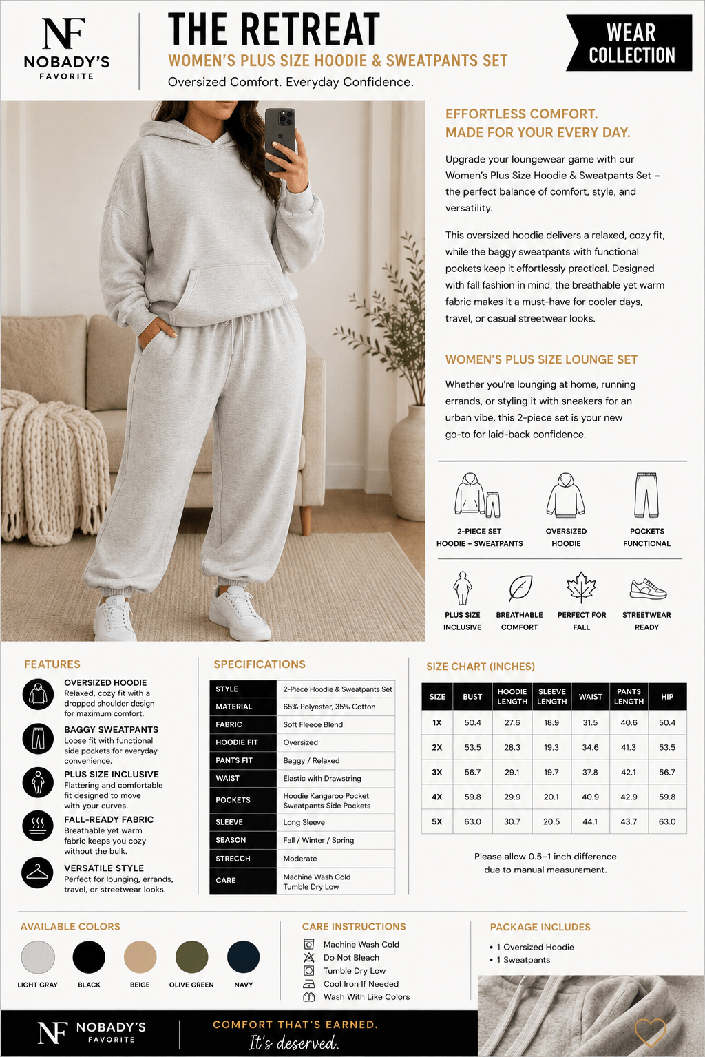 The Retreat Lounge Set - NobAdy's Favorite