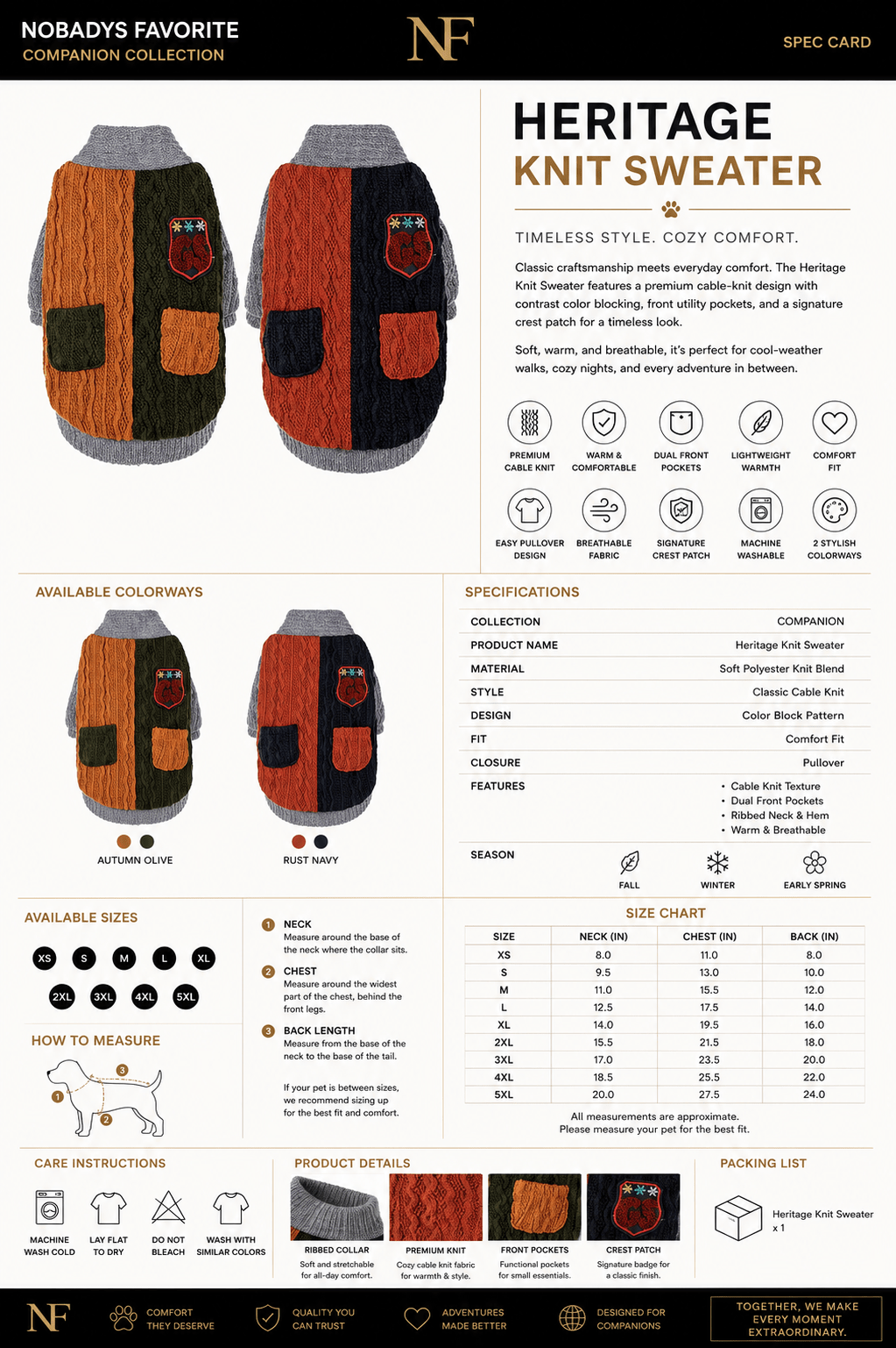 Heritage Knit Sweater - NobAdy's Favorite