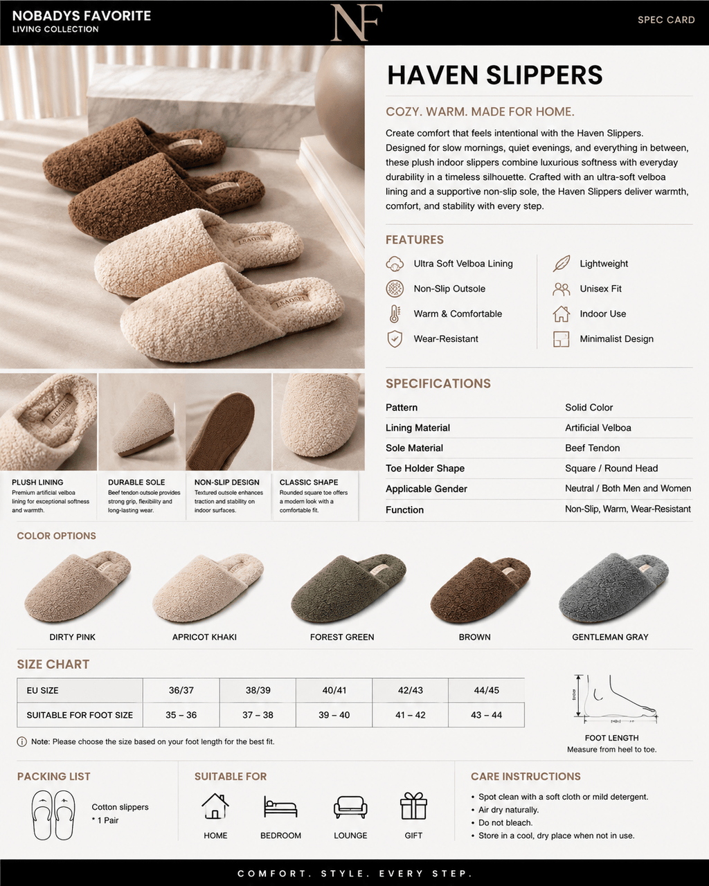Haven Slippers - NobAdy's Favorite