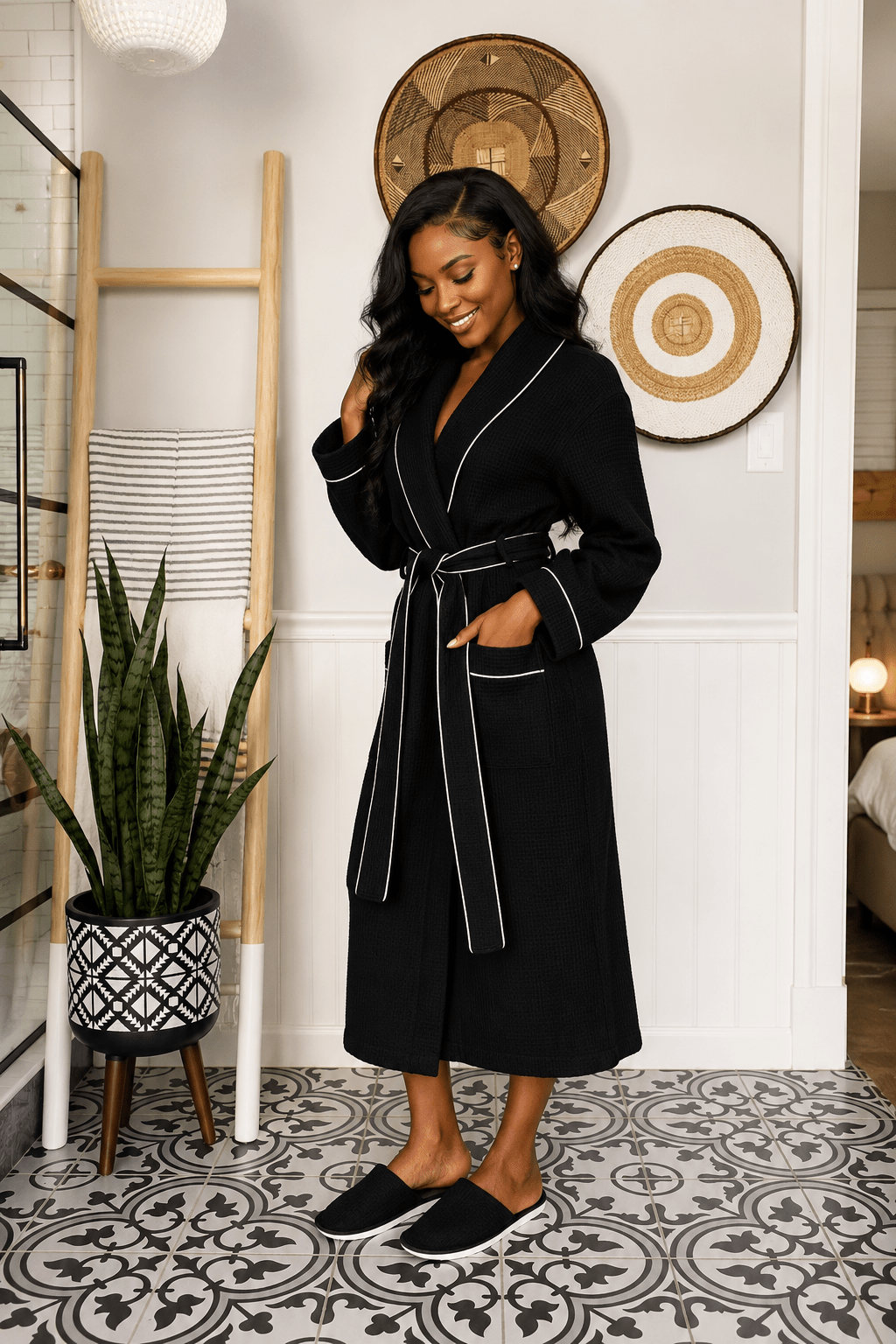 Haven Waffle Robe - NobAdy's Favorite