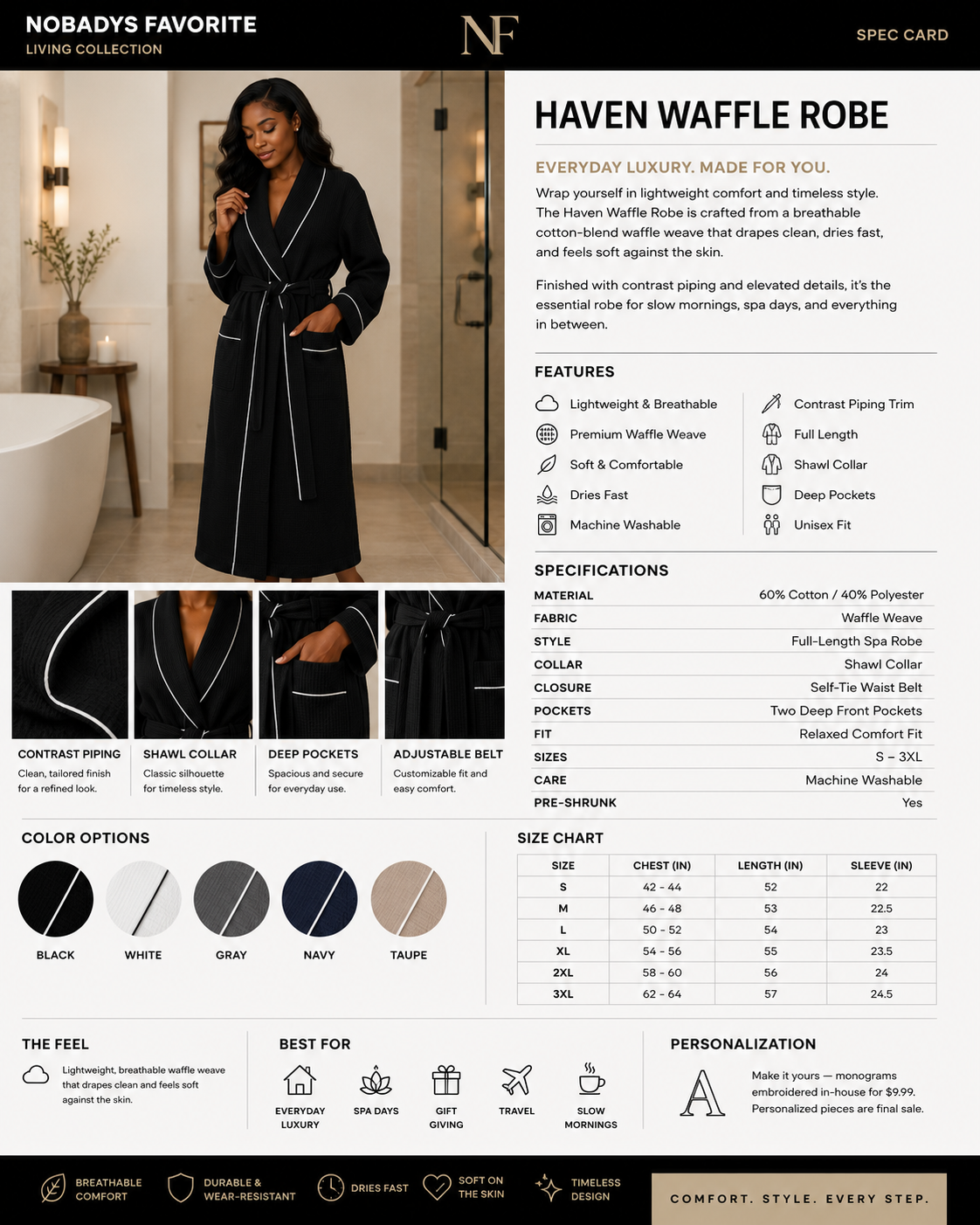 Haven Waffle Robe