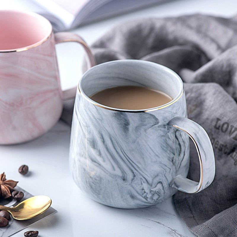 Porcelain Gold Rim Mug - NobAdy's Favorite