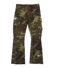 CAMO SPLIT FLARE DENIMZ
