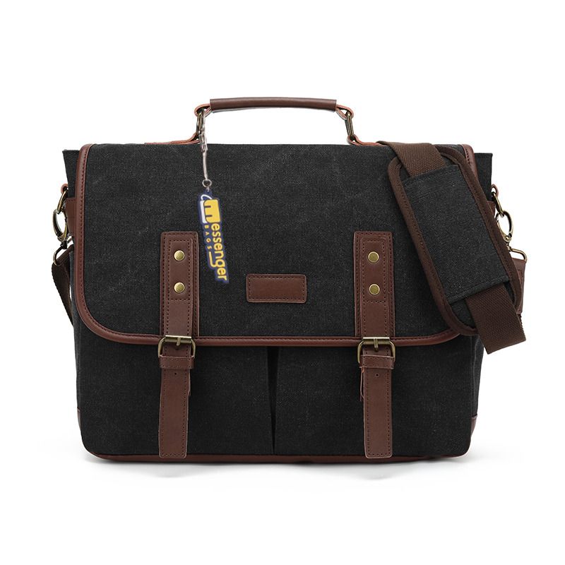 Large Canvas Vintage Messenger Bag - NobAdy's Favorite