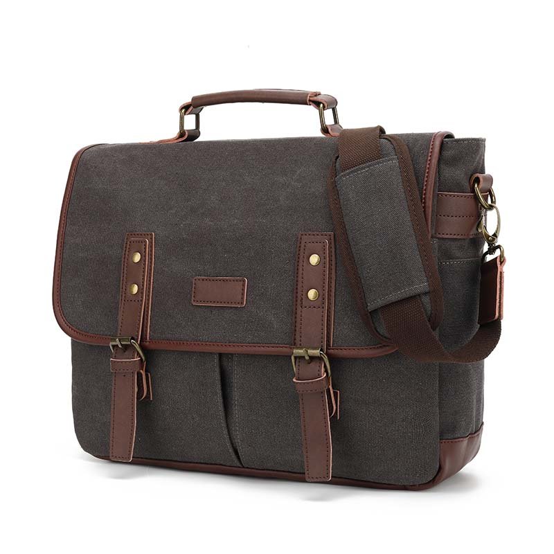 Large Canvas Vintage Messenger Bag - NobAdy's Favorite