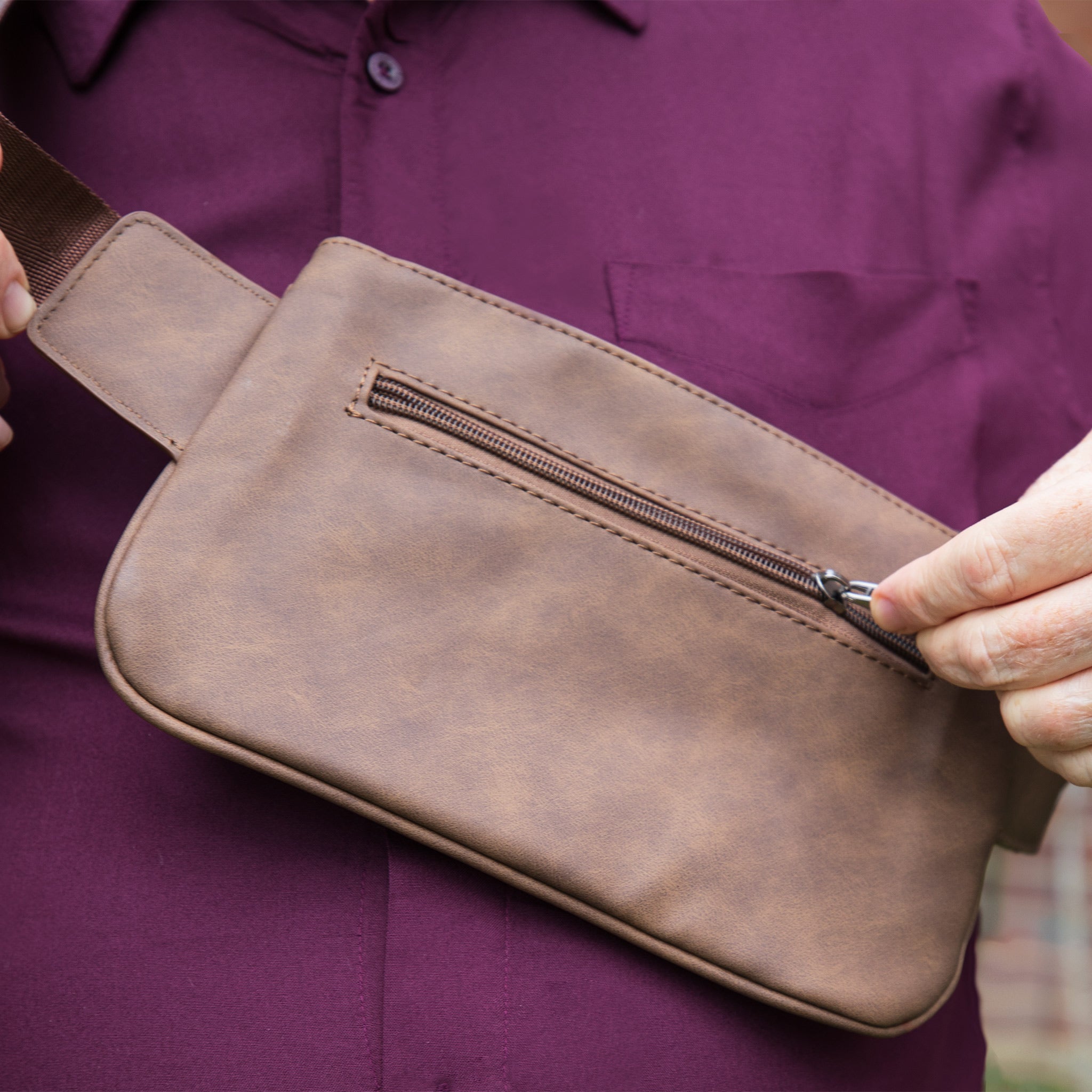 SYB Cross Body Fanny Pack - Metro Vegan Leather - NobAdy's Favorite