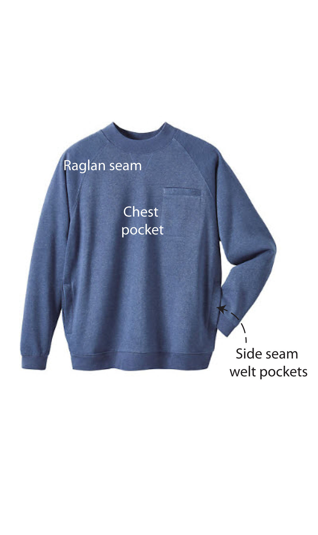 NO HOOD PULLOVER