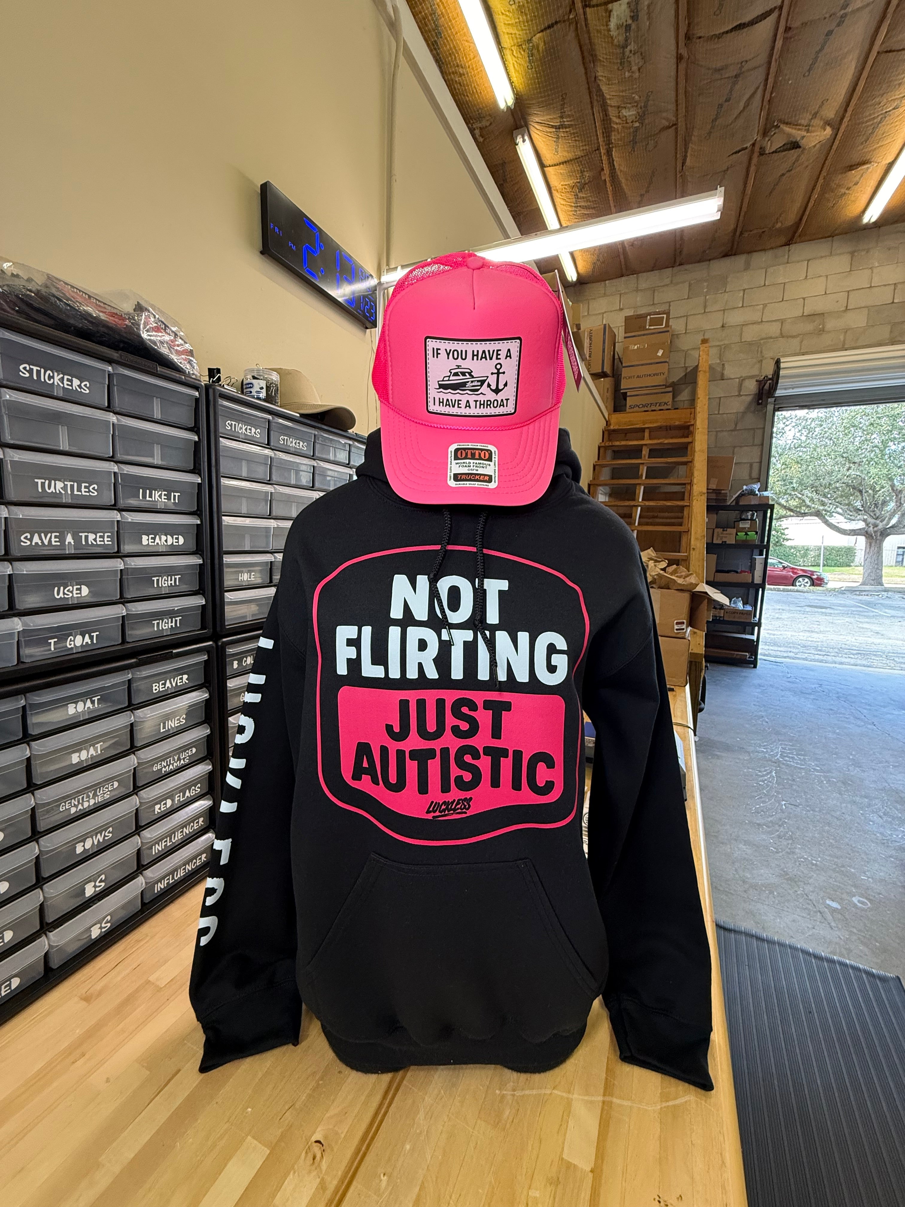 NOT FLIRTING HOODIE