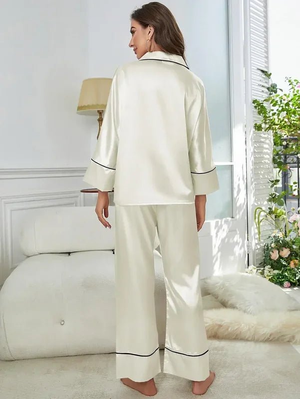 The Dawn Satin Pajama Set - NobAdy's Favorite
