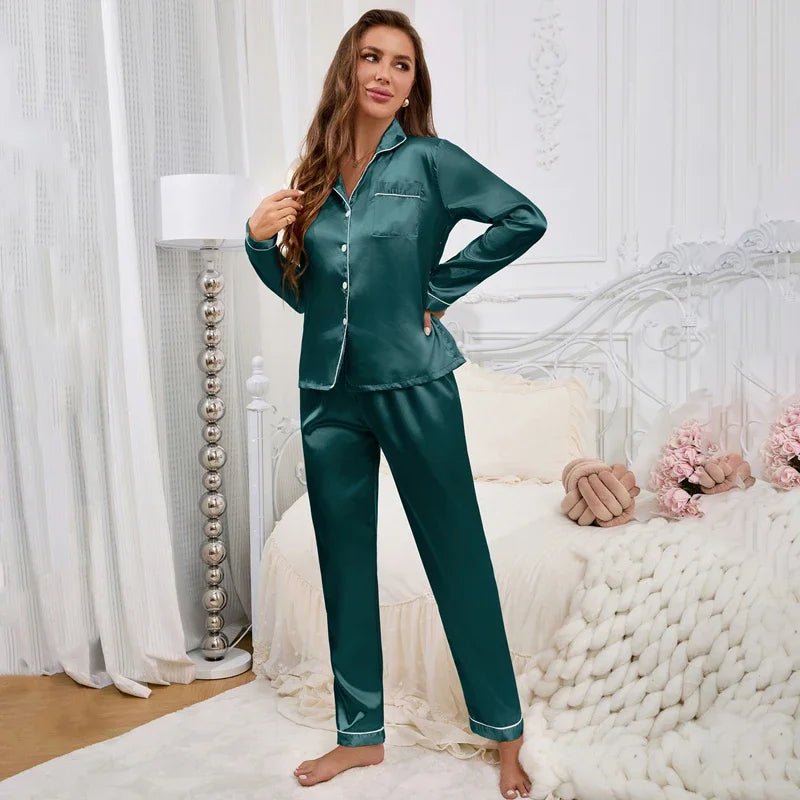 The Dawn Satin Pajama Set - NobAdy's Favorite