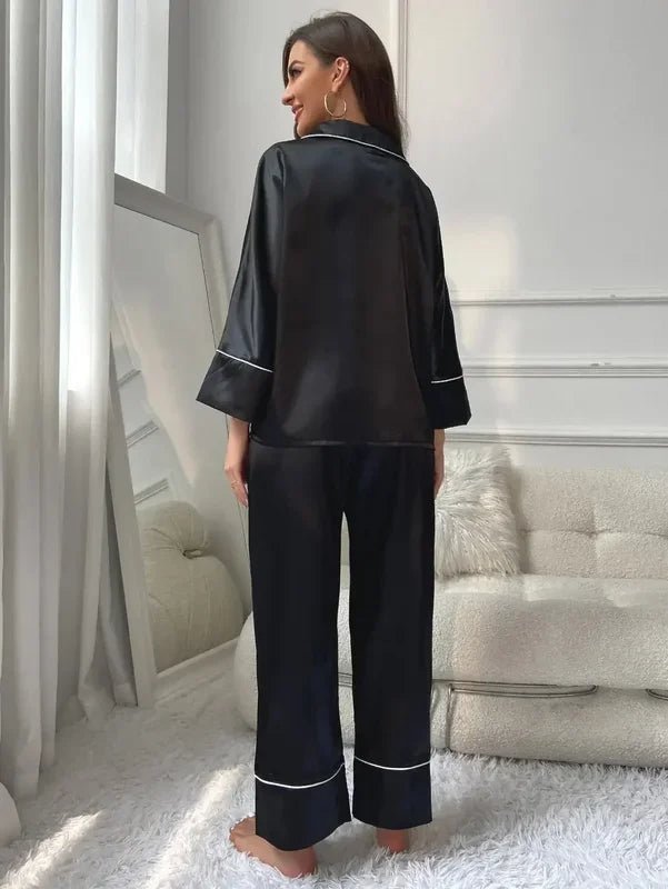 The Dawn Satin Pajama Set - NobAdy's Favorite