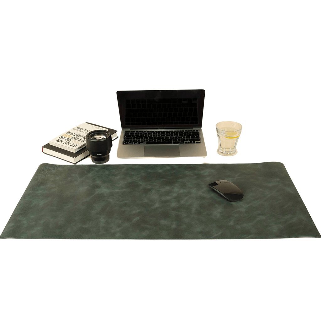 Luxurious Leather Desk Mat - Green - Tampa - NobAdy's Favorite