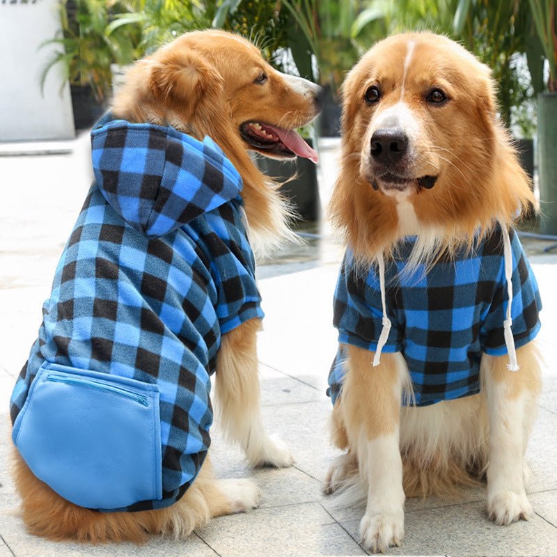 Fashion Pet Dog Simple Zipper Pocket Sweater - NobAdy's Favorite