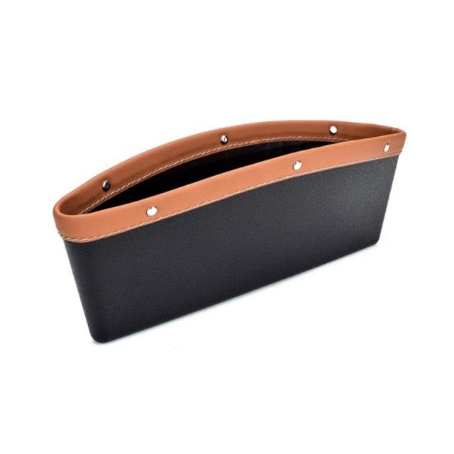 Car Seats Gap Bag Case Storage Bag PU Car Organizer Artificial Leather Pocket Slot Storage Pocket Cup Holder Car Accessories Car Seat Gap Organizer Universal Fit Storage Pockets Adjust Helps Reduce Distracted Driving & Holds Phone Money Cards Keys - NobAdy's Favorite