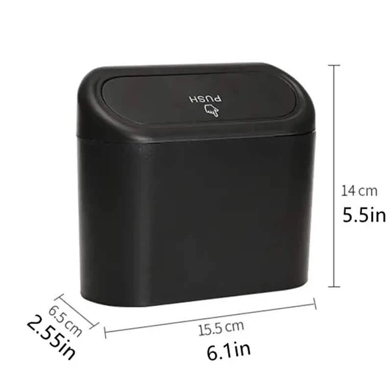 Car Trash Can with Lid Hanging Vehicle Garbage Organizer - NobAdy's Favorite