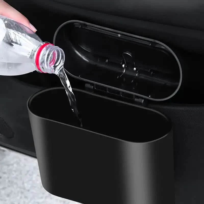 Car Trash Can with Lid Hanging Vehicle Garbage Organizer - NobAdy's Favorite
