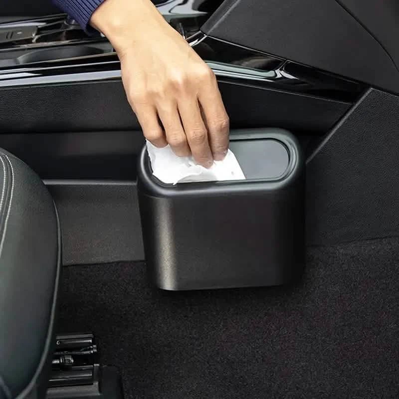 Car Trash Can with Lid Hanging Vehicle Garbage Organizer - NobAdy's Favorite