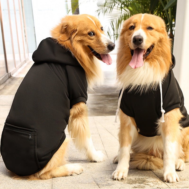 Fashion Pet Dog Simple Zipper Pocket Sweater - NobAdy's Favorite