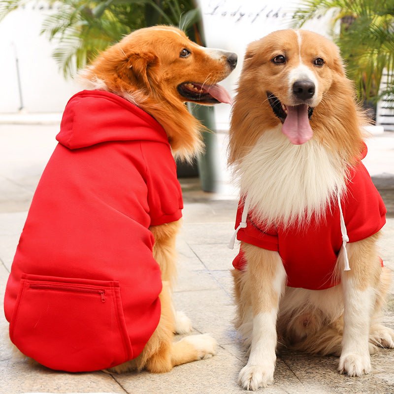Fashion Pet Dog Simple Zipper Pocket Sweater - NobAdy's Favorite