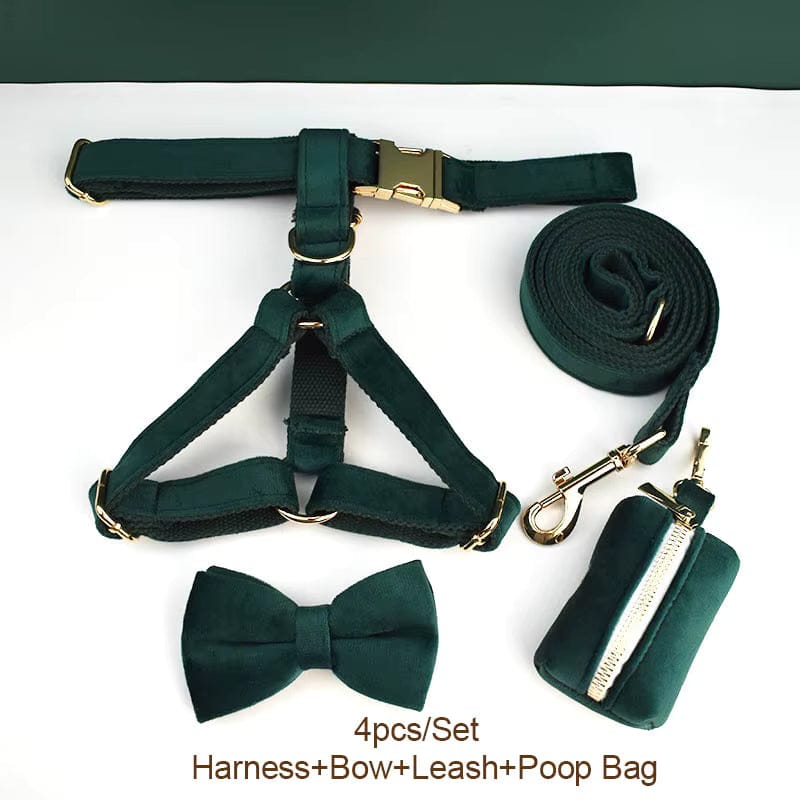 The Walk Premium Velvet Harness Set - NobAdy's Favorite