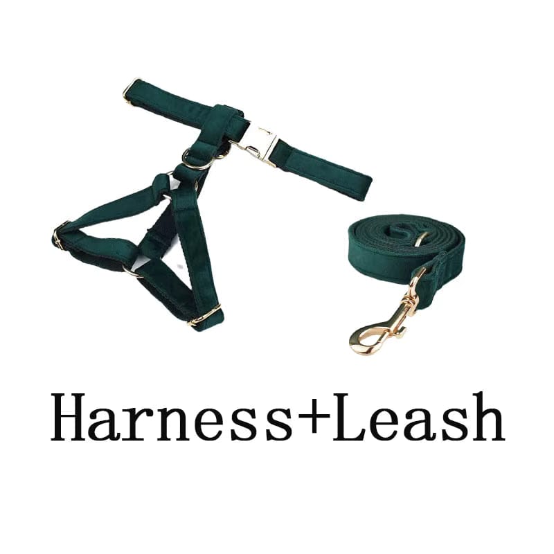 The Walk Premium Velvet Harness Set - NobAdy's Favorite
