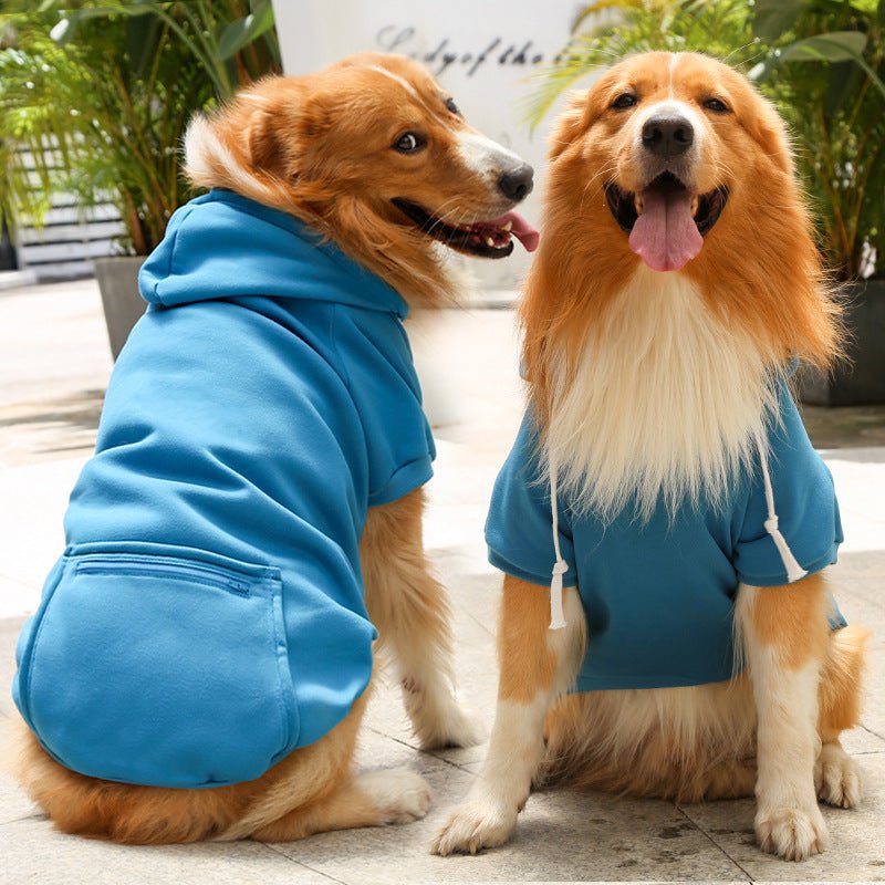 Fashion Pet Dog Simple Zipper Pocket Sweater - NobAdy's Favorite