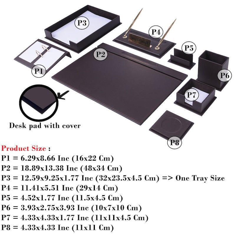 MOOG Desk Organizers And Accessories-Fully Customizable- 10 PCS - NobAdy's Favorite